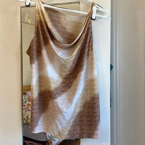 Vintage Y2K cowl neck tank